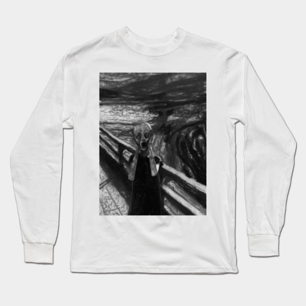 The Scream Long Sleeve T-Shirt by Blank Kunst